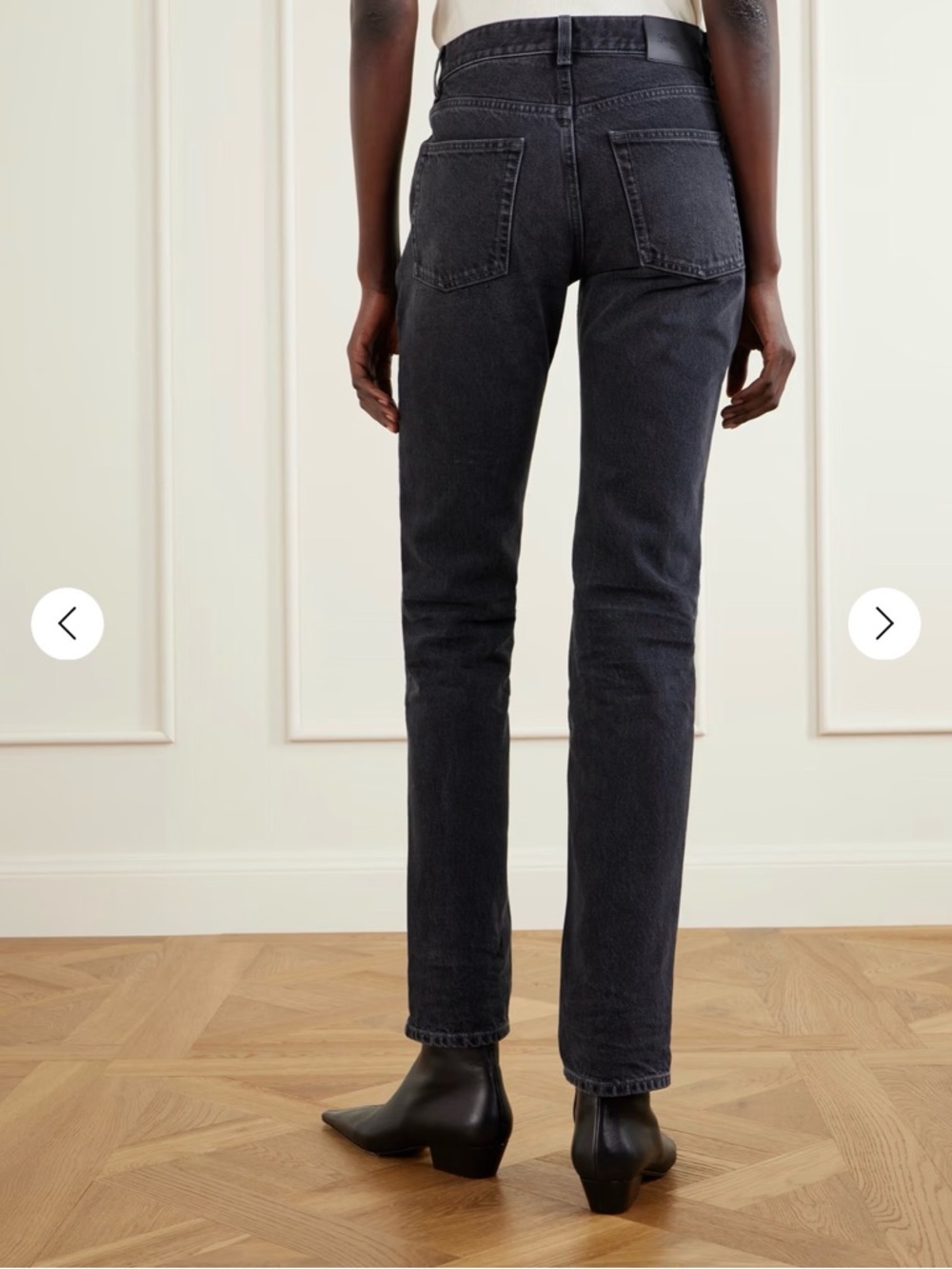 ❤️ $1150 Saint Laurent High-rise straight-leg jeans - Picture 2 of 10